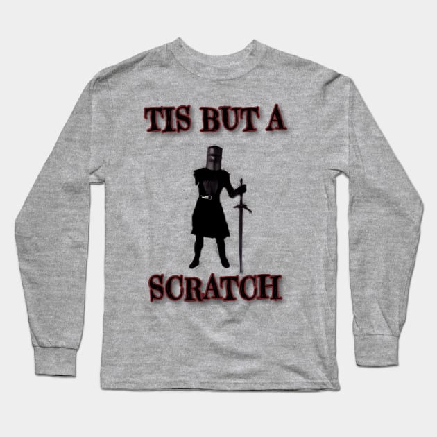 Tis But A Scratch! Long Sleeve T-Shirt by r.abdulazis